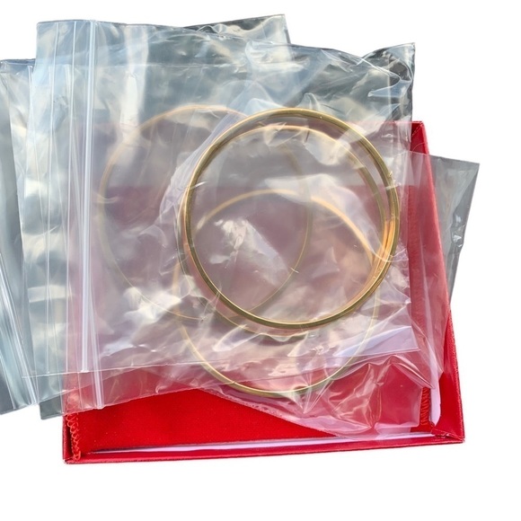 🆕 Kenneth Jay Lane Multicolor Spacer Bangle Bracelet Set of 4 Women’s Jewelry - Picture 7 of 7